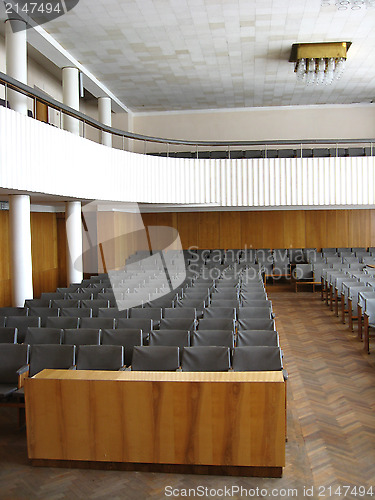 Image of Conference room with dark chairs