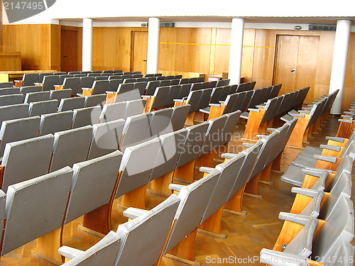 Image of Conference room with dark chairs