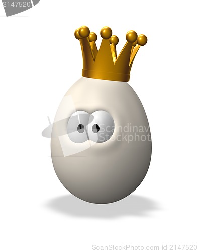 Image of easter egg with crown