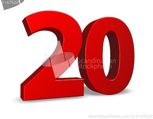 Image of number twenty