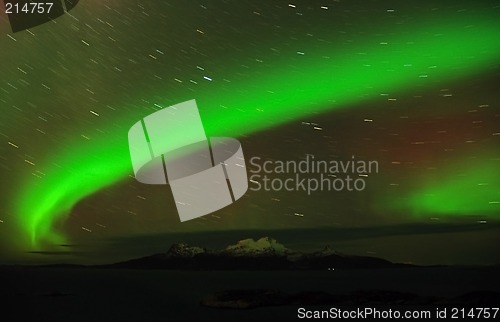 Image of Aurora over Landegode