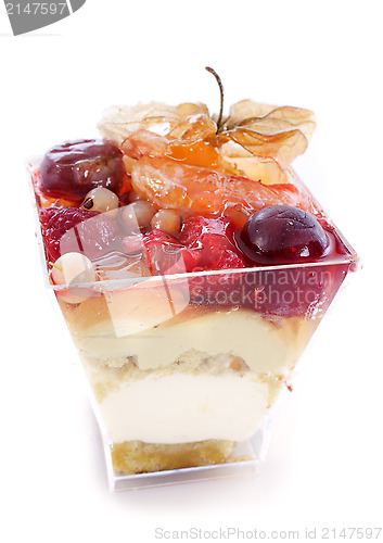 Image of fruit mousse verrine