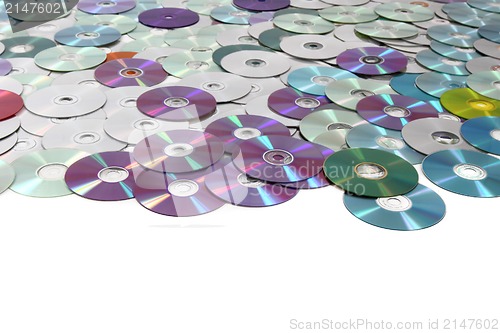 Image of CD and DVD  technology background