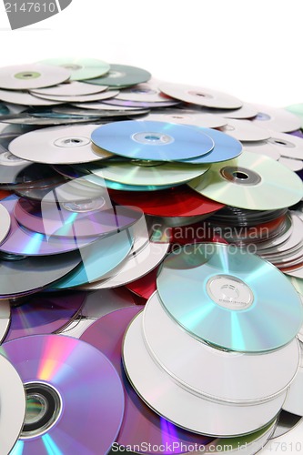 Image of CD and DVD  technology background