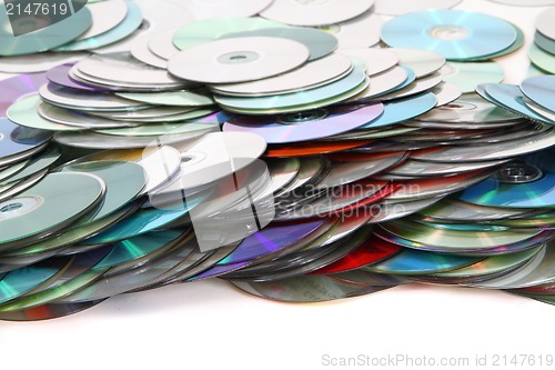 Image of CD and DVD  technology background