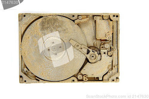 Image of golden harddrive