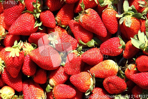 Image of strawberries background