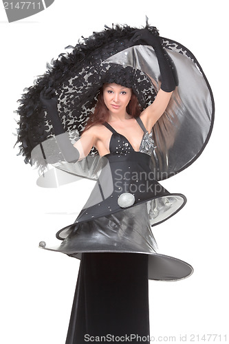 Image of Woman in Haute Couture Fashion