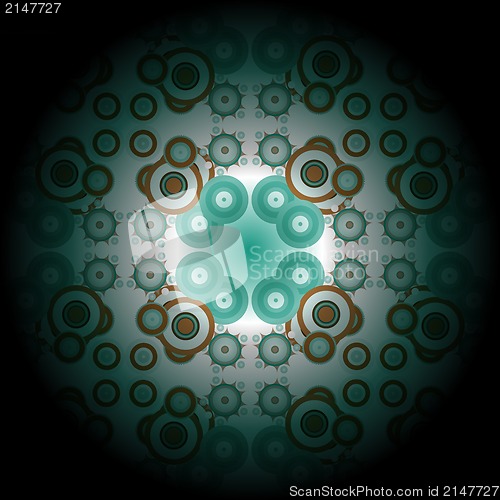 Image of Abstract green fractal