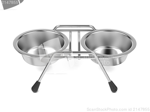 Image of Metal Pet Bowl.