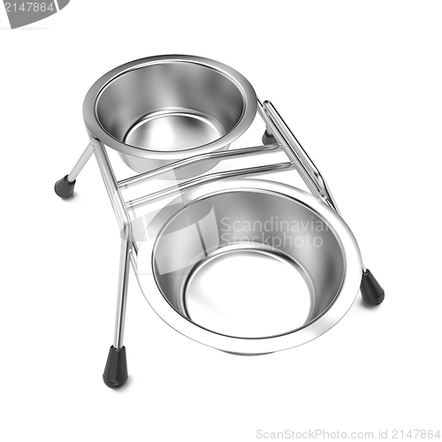 Image of Metal Pet Bowl.