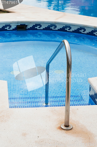 Image of Swimming pool with stairs