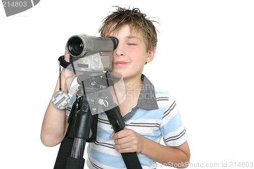 Image of Shooting video with tripod