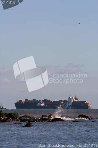 Image of Shipwreck. MVC Napoli. January 2007