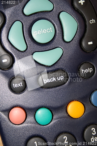 Image of Satellite TV Remote Control