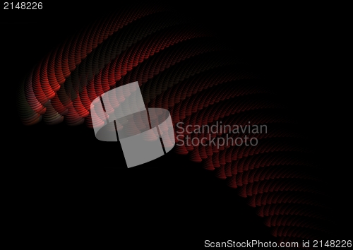 Image of Dark red fractal