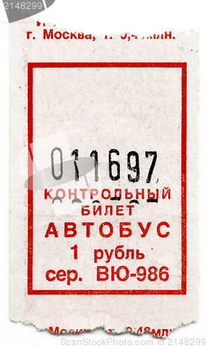 Image of Tickets on a bus