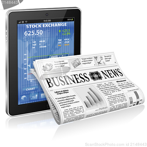 Image of Business and News Concept