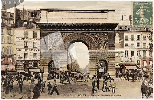 Image of Paris. Porte Saint-Martin.