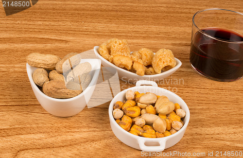 Image of Wine and snacks