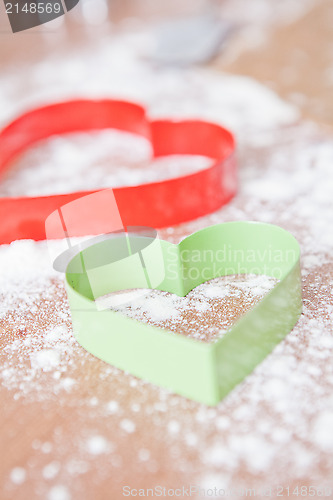 Image of Heart shaped gingerbread cutters