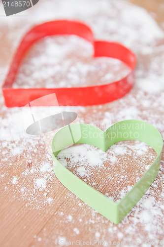 Image of Heart shaped gingerbread cutters