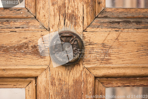 Image of decorative wooden door