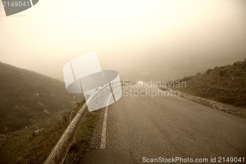 Image of Beautiful foggy morning