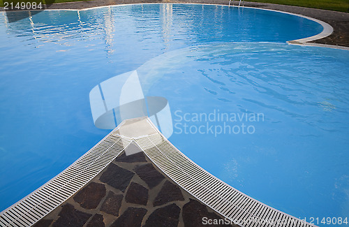 Image of Morning by the pool