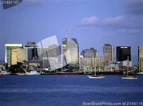 Image of Downtown with harbor