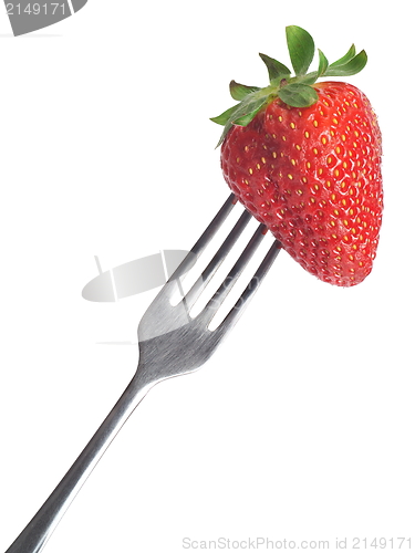 Image of Strawberry and Fork