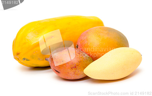 Image of Fresh Papaya and Mango