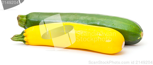 Image of Two Fresh Vegetable Zucchini