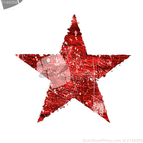 Image of Abstract star on a white background