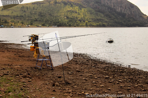 Image of Fishermans Gear at Dam