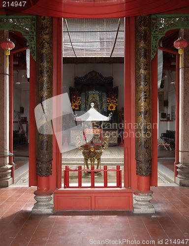 Image of Interior of Chinese temple