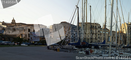 Image of Detail of Marina at Palermo. Sicily