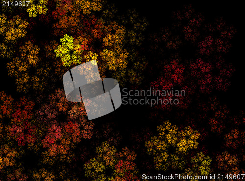 Image of abstract floral background