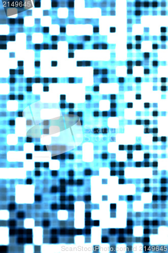 Image of Blue square pattern