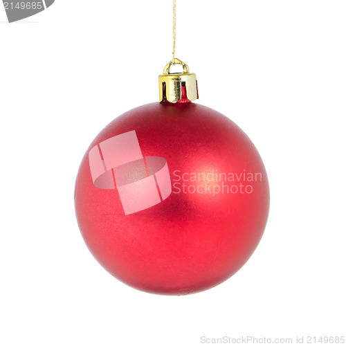 Image of Christmas ball isolated