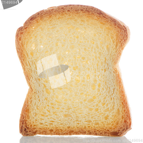 Image of Slice of bread toasted
