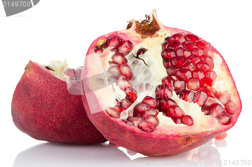 Image of Ripe pomegranate fruit