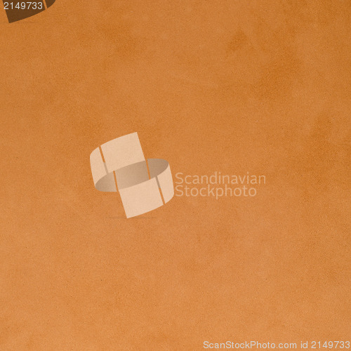 Image of Orange leather texture closeup