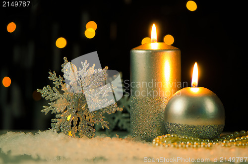 Image of Christmas candles
