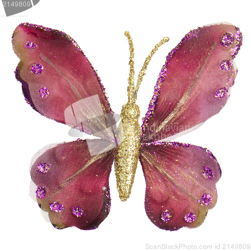 Image of Butterfly Christmas tree ornament