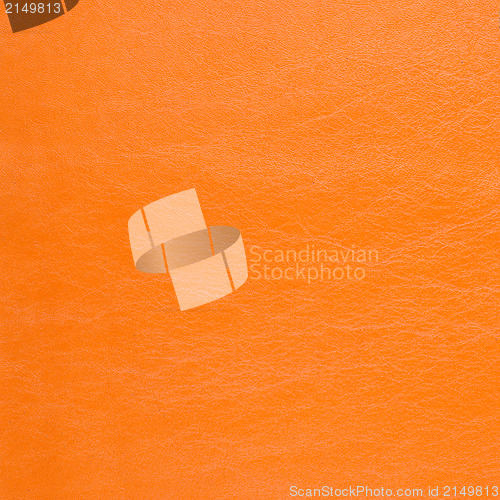Image of Orange leather background 