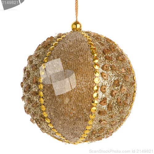 Image of Christmas ball isolated