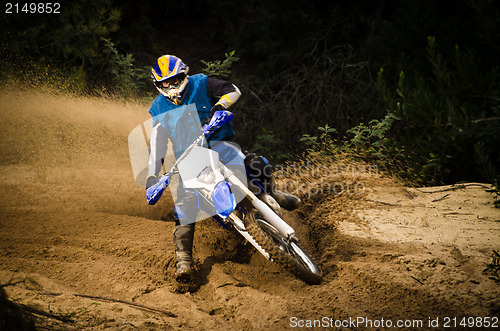 Image of Enduro bike rider