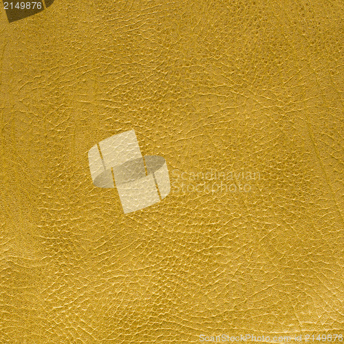 Image of Yellow leather background 