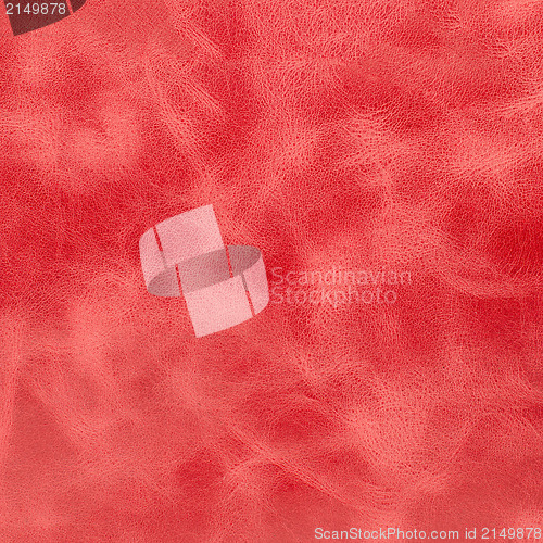 Image of Pink leather texture closeup